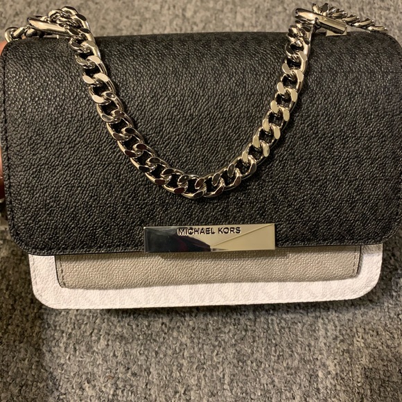 Michael Kors Jade balk/wht multi bag - Picture 3 of 8